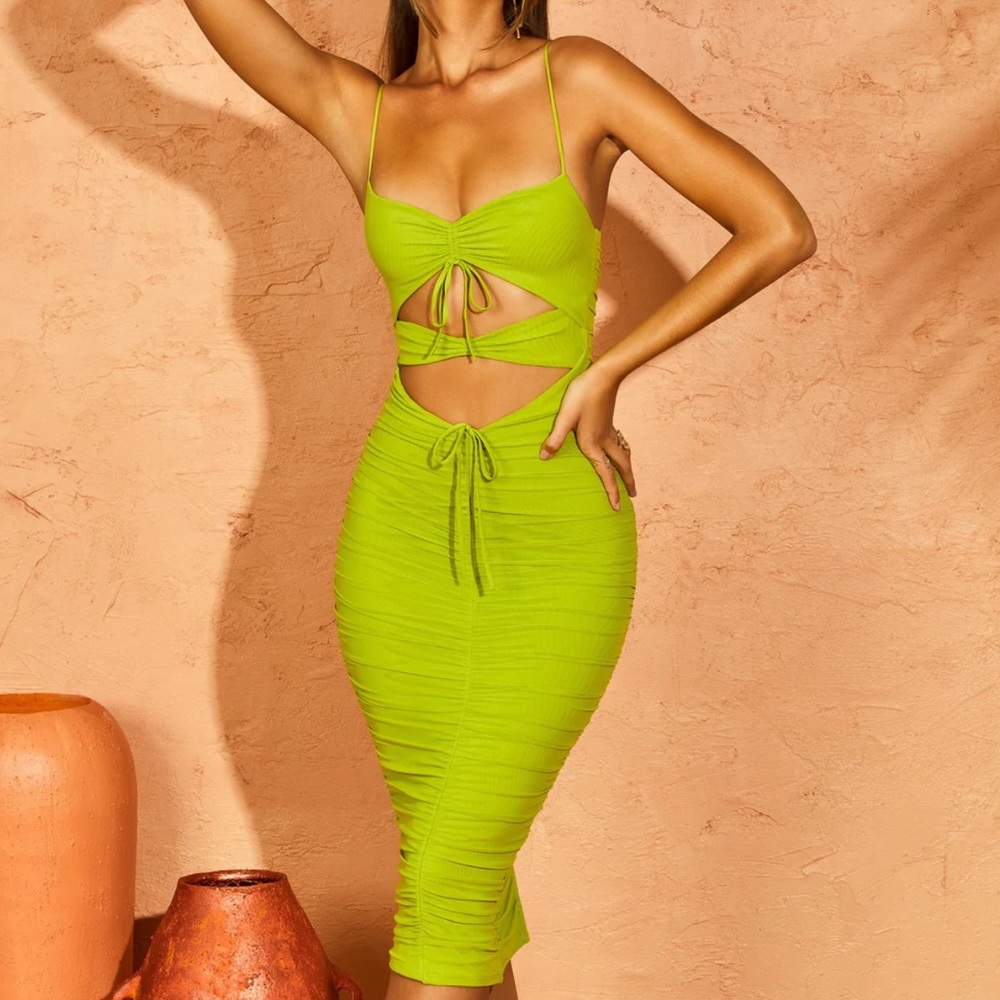 Cut Out Midi Dress